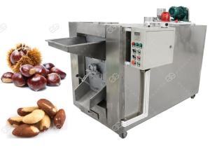 Quality Small Batch Nuts Roasting Machine 100 - 150 KG/H Stainless Steel Material wholesale