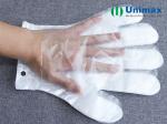 Anti Slip PE Disposable Clear Plastic Gloves With Eyelet