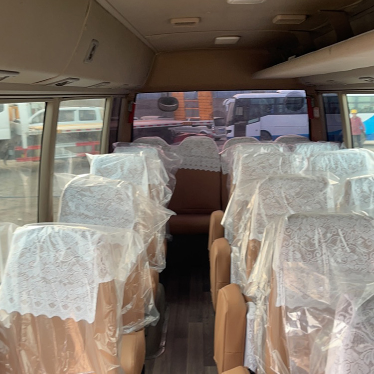 30 Seats LHD Used Coaster Bus with 9.00R20 Tire and Diesel Engine in Good Condition