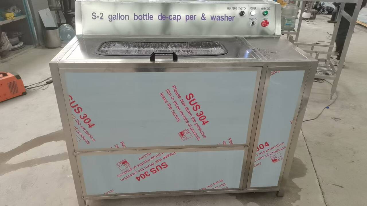 S-2 2 Station 5 Gallon Bottle Rinser with hot alkalic water