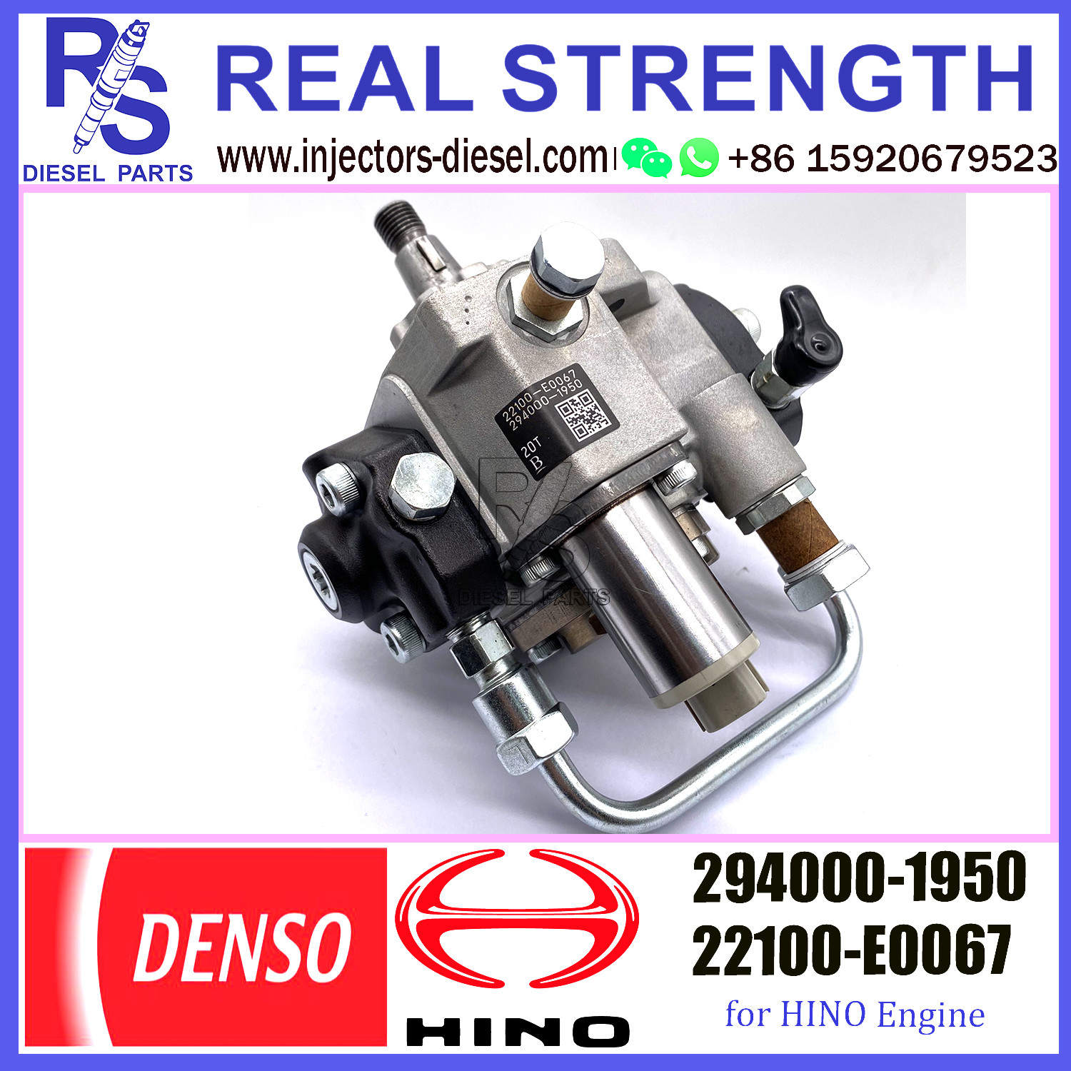 DENSO HP3 Diesel Fuel Injector Pump 294000-1950 294000-0590 For Hino Toyota N04C Engine 22100-E0067 22100-E0060