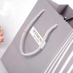 Twisted Handle Custom Printed Paper Bags Non - Toxic For Packaging / Shopping