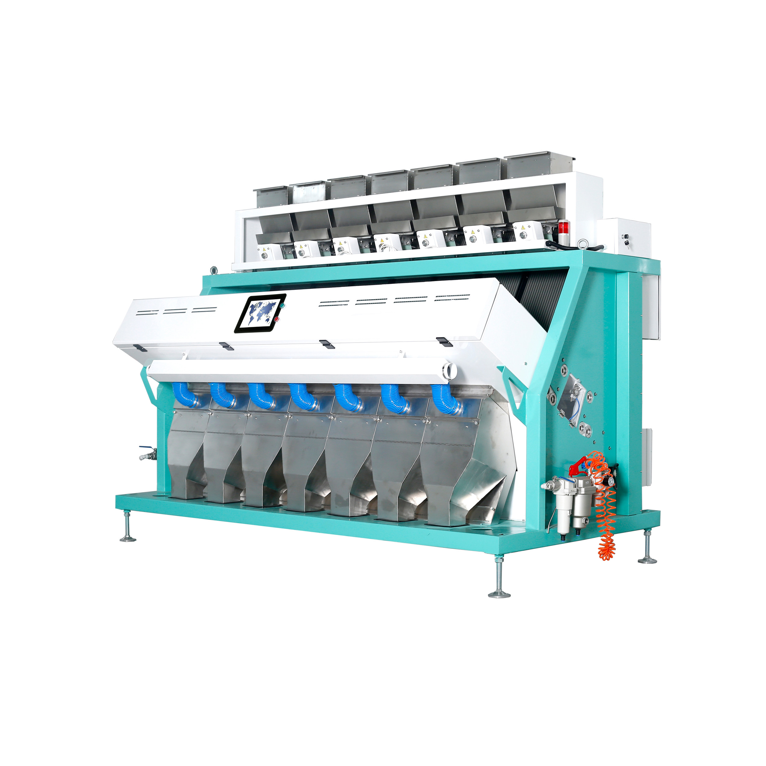 Soybean Peanut Rice Color Sorter Machine With Six Color Selection Models