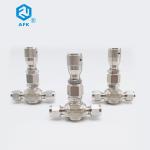 Straight Union Ss Needle Valve 6000psi 1/8in-1/2in