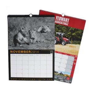 Quality Various Size C2S Art Paper Calendar Printing 128gsm 157gsm 190gsm 210gsm wholesale