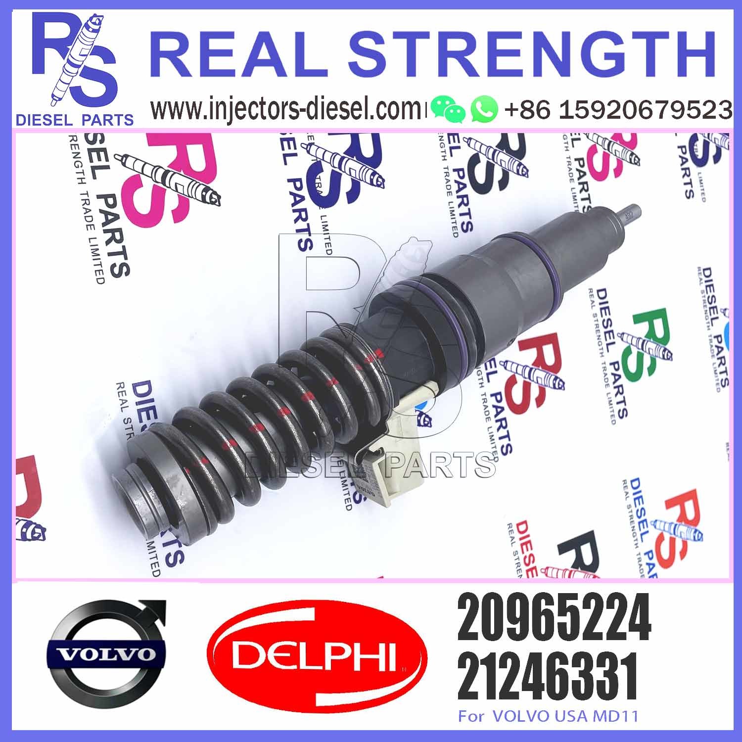 High quality nozzle assembly diesel pump Injector BEBE4F00001 20965224 for excavator engine