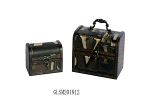 Quality Handmade SENMIN L18x12.5 Leather Storage Trunk wholesale