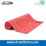 Virson Fashion jute covered pv yoga mat/eco yoga mat jute