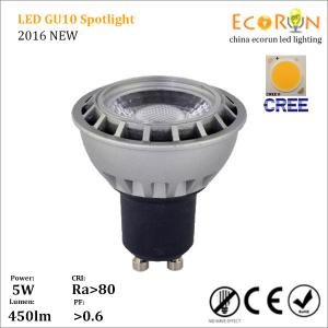 Quality high cri ra80 100V-240v 5w 7w cree cob gu10 led spotlights aluminum wholesale