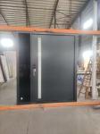 Customized Aluminum Garden Gate Wind Pressure Aluminium Pivot Front Doors
