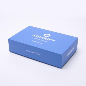 Quality Blue Cardboard Candy Box Supermarket Advertising Promotional For Packaging wholesale