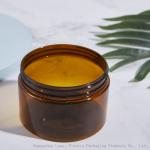 Amber Body Butter 250ml 400ml PET Clear Cosmetic Jars