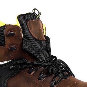 Quality Shengjie Footwear Lace Up Cut Steel Toe PU Sole Protection Shock Function Anti Slip Work Boots Safety Shoes wholesale