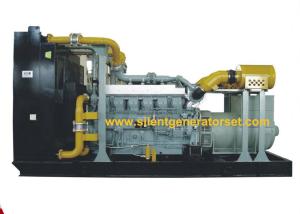Quality 1500RPM 50HZ MITSUBISHI Diesel Generator Set , 800KW / 1000KVA OPEN TYPE S12H-PTA PRIME POWER wholesale