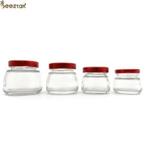 Quality 50ml 75ml 120ml 150ml Honey Jar And Spoon Glass Honey Pot Jars wholesale
