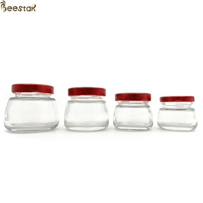 50ml 75ml 120ml 150ml Honey Jar And Spoon Glass Honey Pot Jars
