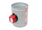 Automatic 110mm 150mm Duct Zone Dampers With Gasketed Blade Sealing