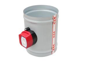 Quality Automatic 110mm 150mm Duct Zone Dampers With Gasketed Blade Sealing wholesale