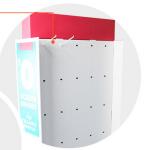 Advertising CMYK Cardboard Hook Display