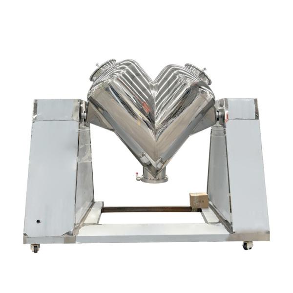 Cheap V-Type Powder Mixer with Horizontal Shaft for Uniform Mixing in Medicine Food and Chemical Engineering for sale
