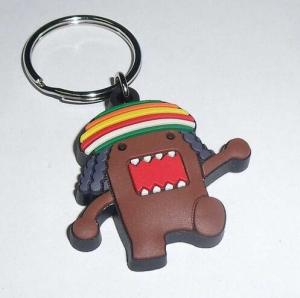 China PVC keychain/ rubber keychain with custom logo on sale
