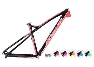 Quality XC Hardtail Mountain Bike Frame Internal Cable Rounting Custom Painting Design wholesale