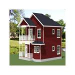 Small Light Steel Structure Villa Manufacture for Container Houses in White/Gray