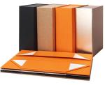 Folding Cardboard Paper Gift Box Gold Magnetic Packaging Box
