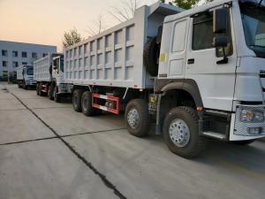 Quality HOWO 8x4 371hp Heavy Duty Dump Truck 12 Wheeler With ZF8098 Steering And HW19710 Transmission wholesale
