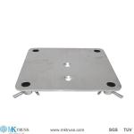 Aluminium Spigot Ladder Truss Base Plate 300*300*8mm Hardness 12-15 degree