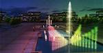 Stainless Steel Portable Fountain Signal Control High Spray