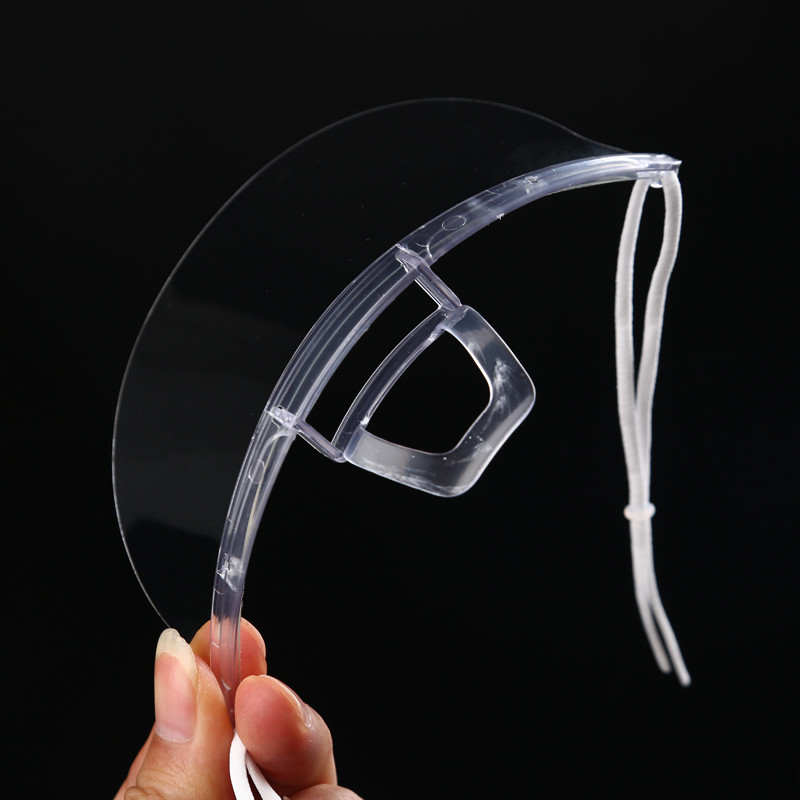 Anti Fog Transparent Mouth Cover For Hotel Kitchen