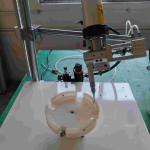 Industrial Glue Dispensing Machine Round Automated Glue Dispensing Systems 150W