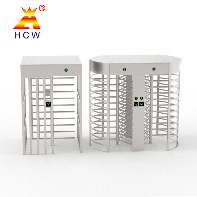 Biometrics Recognition RFID Full Height Turnstile Gate Rugged Revolving Tow Door