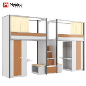 Quality Children Modern Bedroom Furniture Bunk Bed With Stairs And Storage Layers support customization wholesale