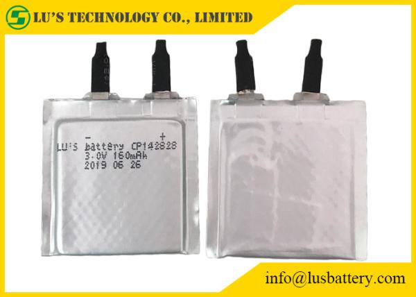 3v 150mah Lithium Manganese Battery Flexible Thin Battery CP142828 For Medical