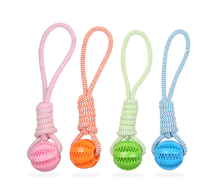 High Durable Rubber Dog Chew Ball Pet Toy for Play and Exercise Manufacturers