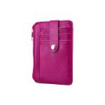 ID Window Leather Business Card Holder Embossed Logo For Birthday / Anniversary