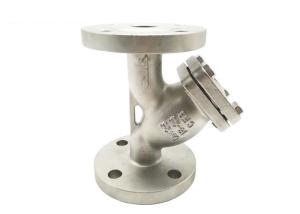 Quality Water Pump Y Type Strainer Stainless Steel Material Double Flange Ends wholesale