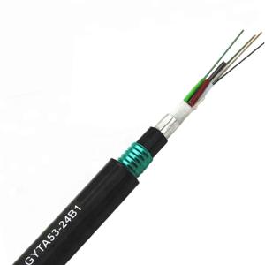 Quality Armoured Optical Fiber Cable 96core GYTA53 Underground Fiber Cable wholesale