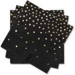 Sustainable Foil Paper Napkins , Recyclable 3 Ply Paper Dinner Napkins