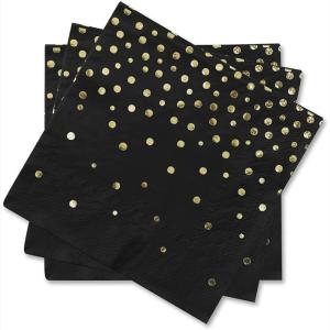 Quality Sustainable Foil Paper Napkins , Recyclable 3 Ply Paper Dinner Napkins wholesale