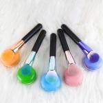 Cruelty Free Facial Makeup Brush Aluminum Ferrule Single Foundation Brush