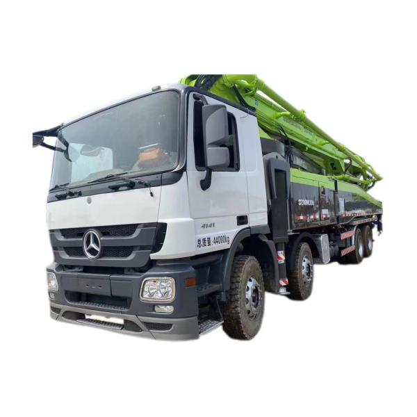 Status Refurbished Used Truck Mounted 56m Boom Section Concrete Pump for Ready