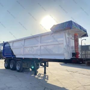 Quality Heavy Duty Hydraulic 3/4 Axles U-Shape Rear Dump Semi Trailer With 9t Grade Capacity wholesale