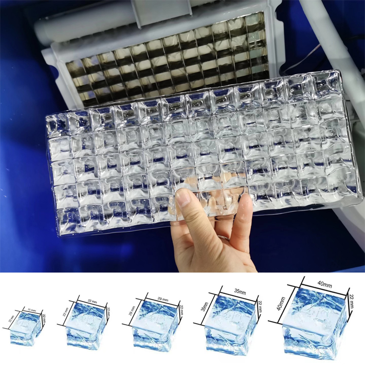Cold Drinks Ice Cube Making Machine 500KG/Day For Bars Restaurants Food Shops Hotels