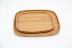 round bamboo wood serving trays