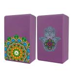 Printed Fitness Pilates Exercise EVA Gym Yoga Block