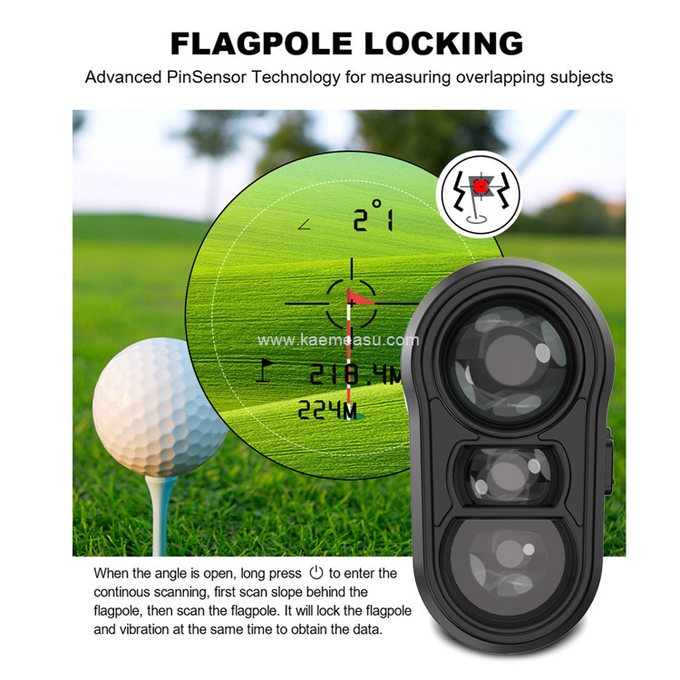 kaemeasu High Accuracy Range Finder Distance Meter CR2 Battery Model Multifunctional Telescope M450