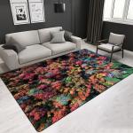 Factory sale Polyester fibers living room center area rug Landscape pattern